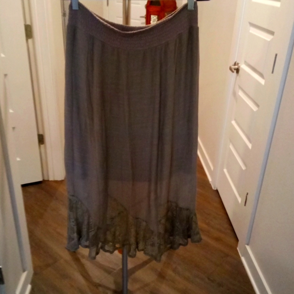 Maxi skirt.